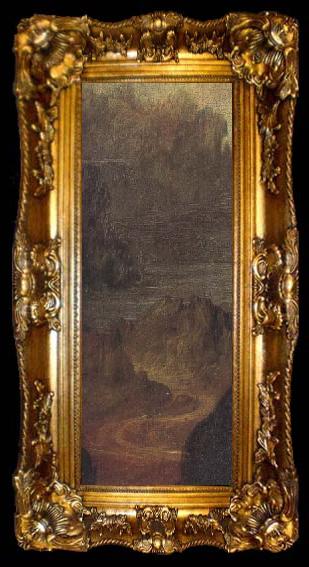 framed  LEONARDO da Vinci Mona Lisa (mk45), ta009-2